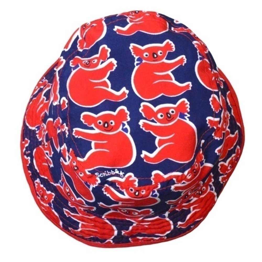 Scribbly Australia Youth Koala Bear Bucket Hat, Size Small - Picture 2 of 7